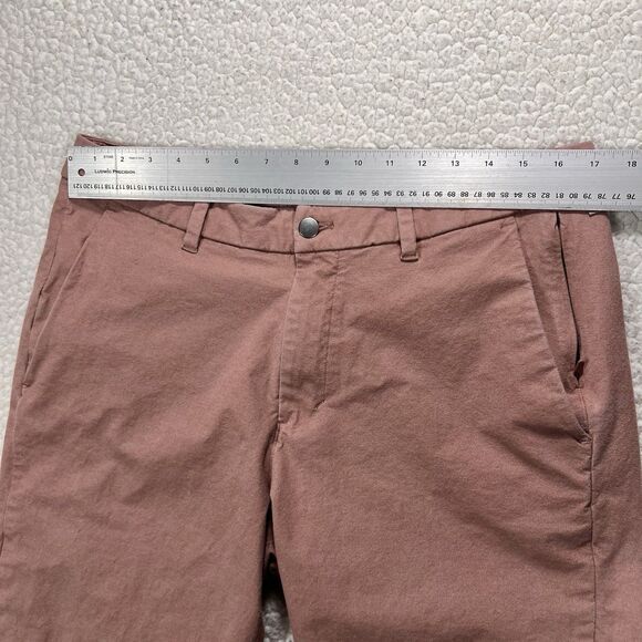 Lululemon ABC Pants Men’s 34x31 Earth Clay Slim Fit Chino Stretch Athliesure - Picture 10 of 13